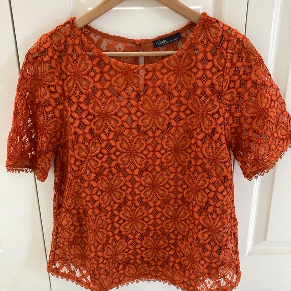 Hot bronze top and camisole - Marks and Spencer- Twiggy collection-US size 6 - Picture 4 of 5